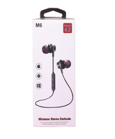 M6 Wireless 4.2 Bluetooth Headset Sport Handsfree Stereo Earphone